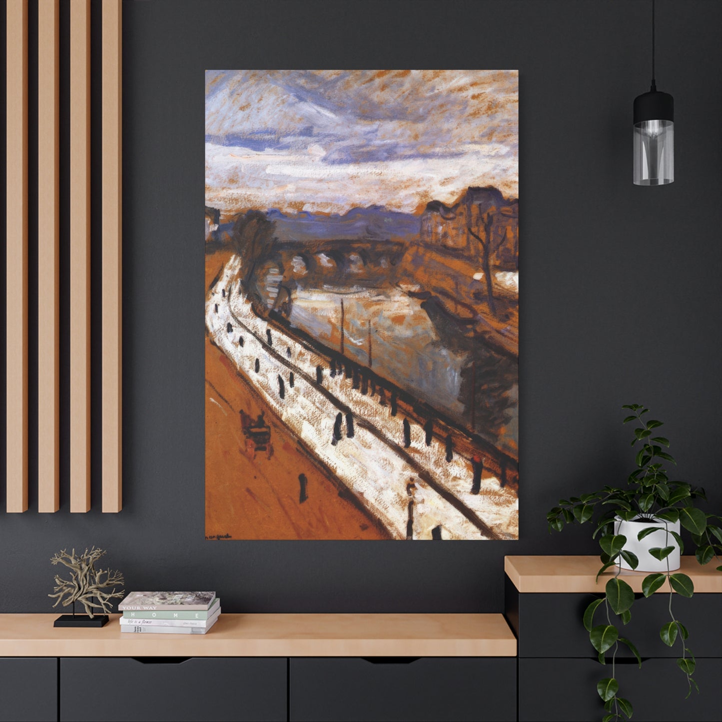 Marquet, Albert - Quai des Grands-Augustins (1905) - Canvas Block, unframed