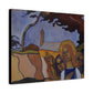 Filiger, Charles - Virgin and Two Angels (1895) - Canvas Block, unframed