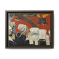 Gauguin, Paul - Vision of the Sermon (Jacob Wrestling with the Angel) (1888) - Matte Canvas, Framed