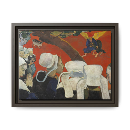 Gauguin, Paul - Vision of the Sermon (Jacob Wrestling with the Angel) (1888) - Matte Canvas, Framed