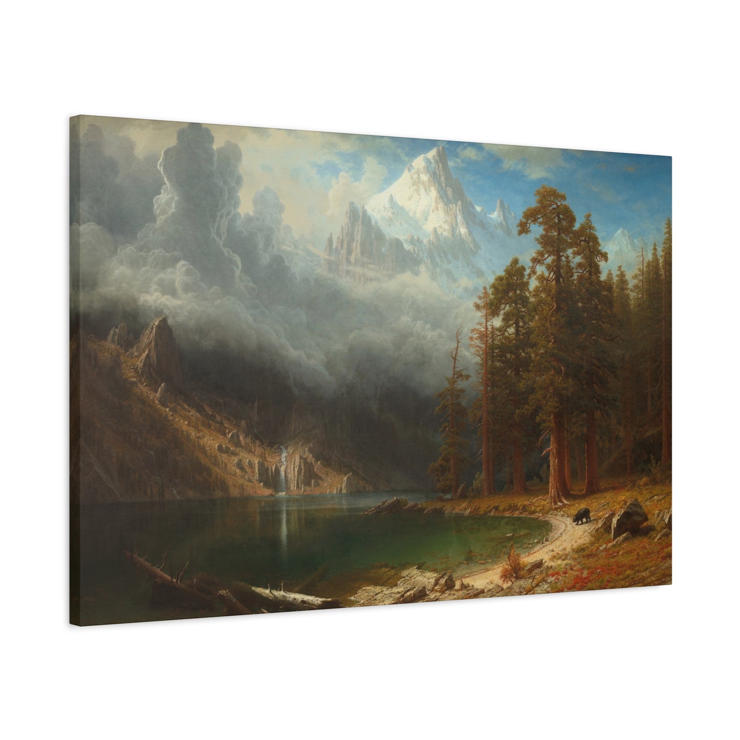 Bierstadt, Albert - Mount Corcoran (1877)- Canvas Block, unframed