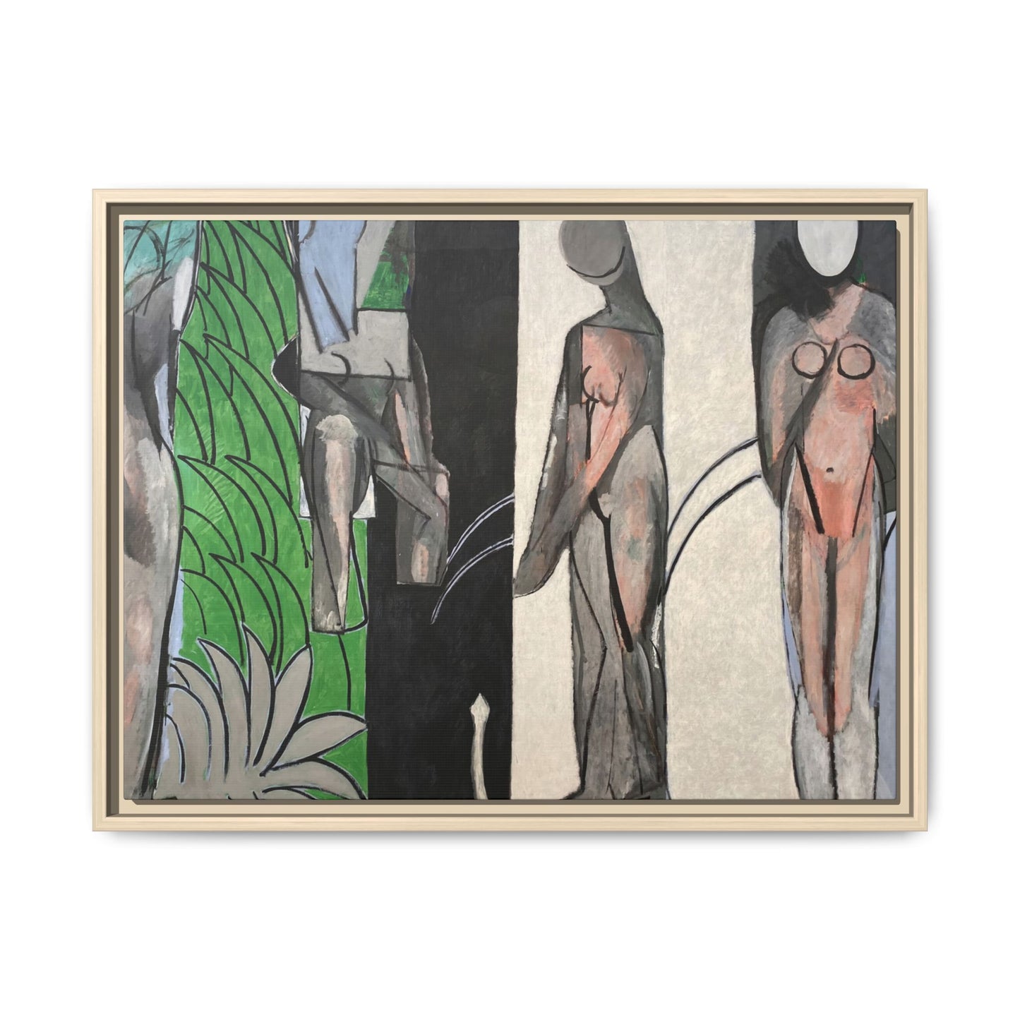 Matisse, Henri - Bathers by a River (1917) - Matte Canvas, Framed