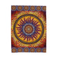 Solar Disc Mandala - Velveteen Plush Blanket