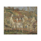 Pissarro, Camille - Red Roofs, Corner of a Village in Winter (1877) - Canvas Block, unframed