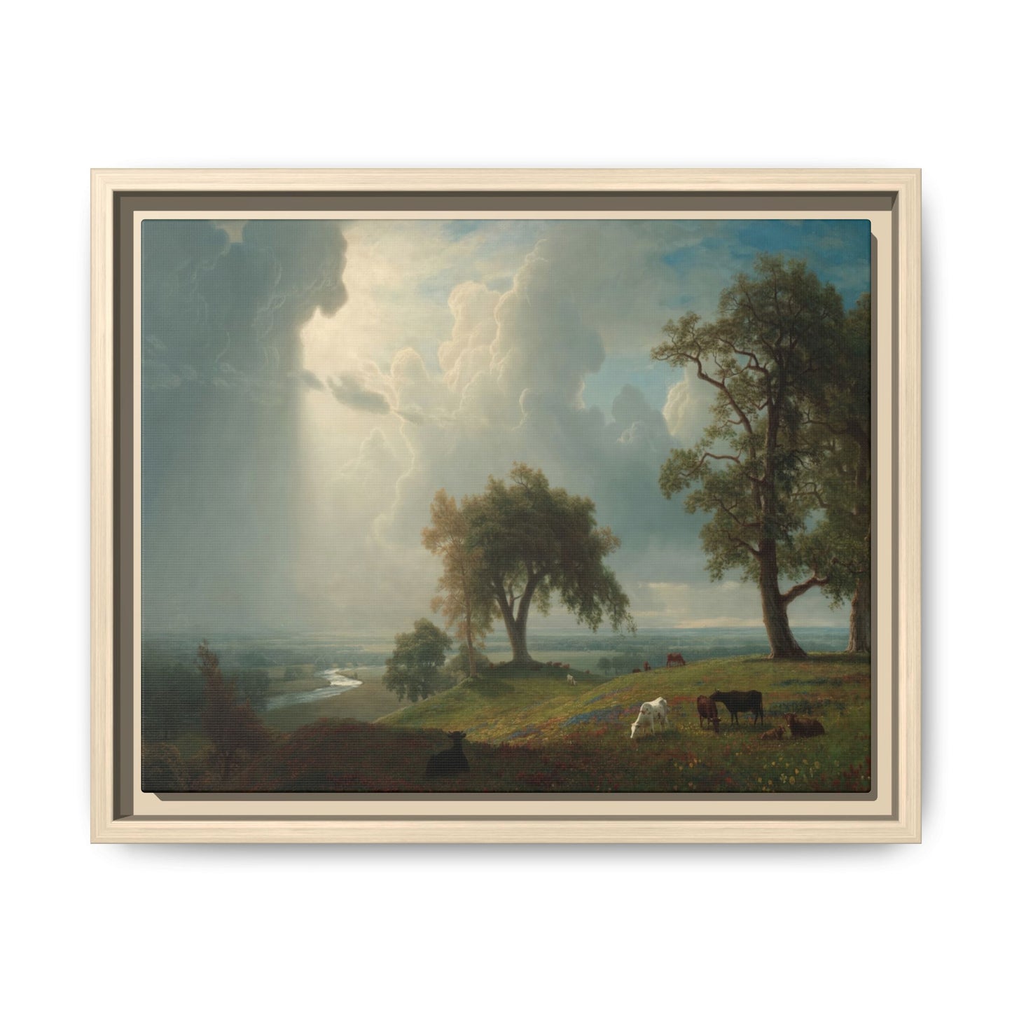 Bierstadt, Albert - California Spring (1875) - Matte Canvas, Framed