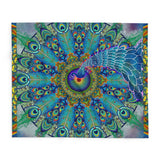 Melek Taus Mandala - Arctic Fleece Blanket