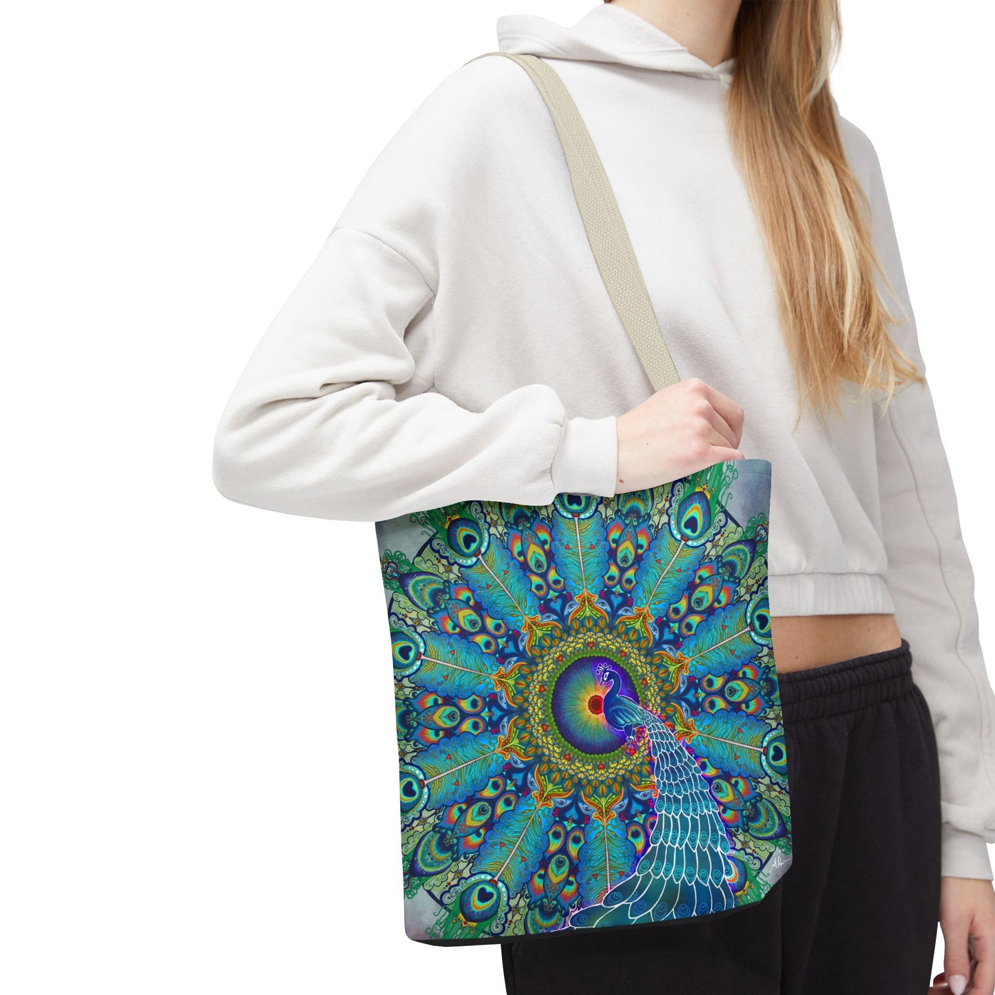 Pacio, Adam - Melek Taus Mandala - Tote Bag