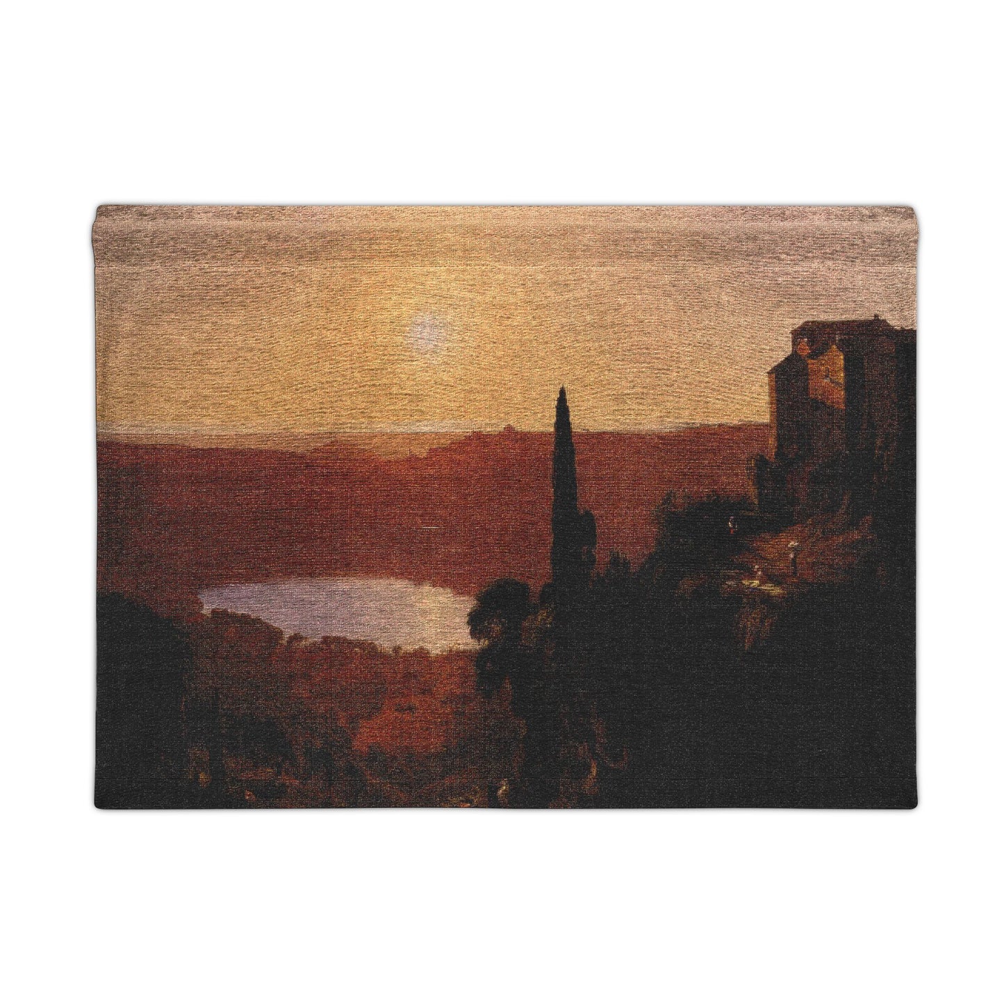 Gifford, Sanford Robinson - Lake Nemi  (1857) - Woven Wall Tapestry