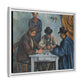 Cézanne, Paul - The Card Players (1892) - Matte Canvas, Framed