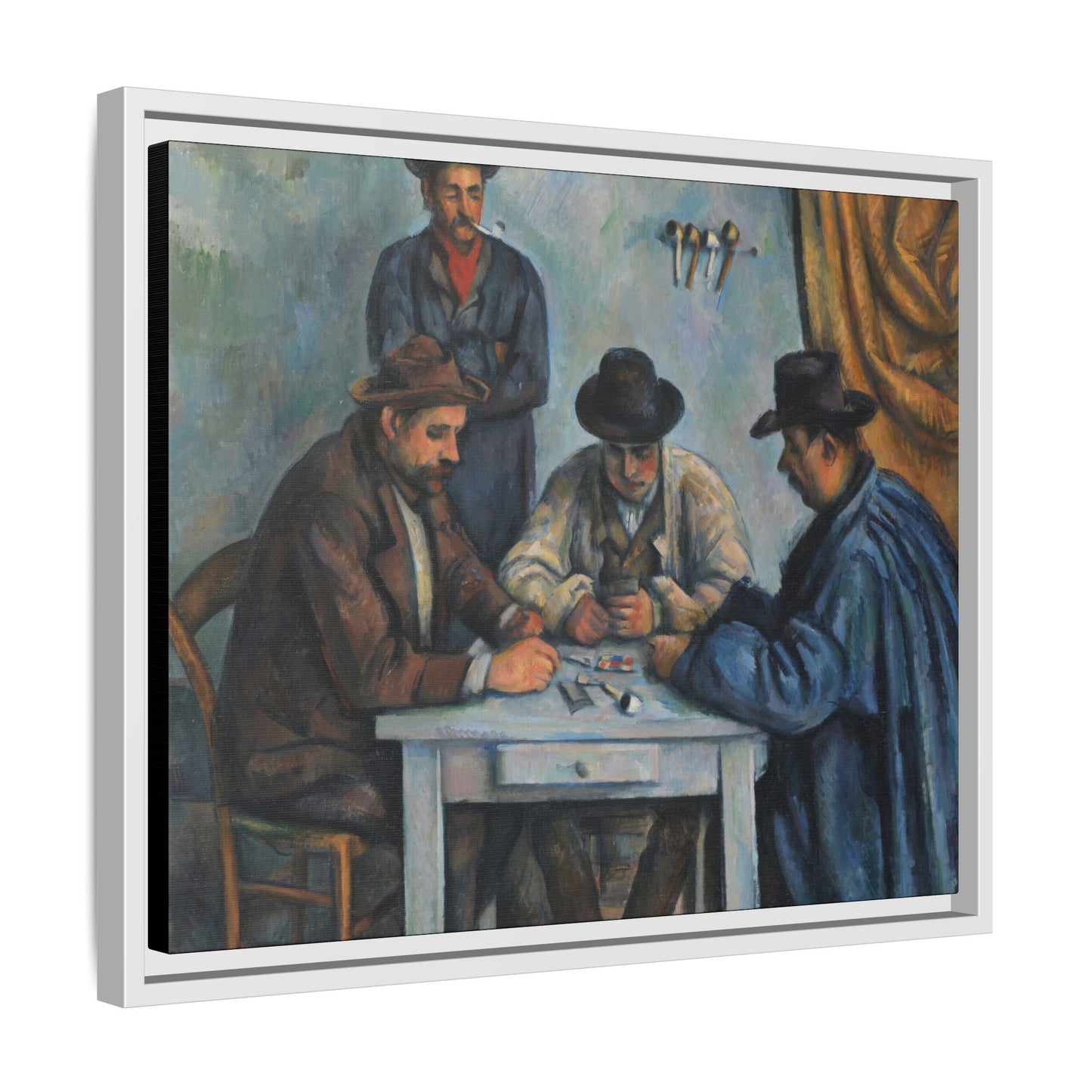Cézanne, Paul - The Card Players (1892) - Matte Canvas, Framed