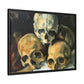 Cézanne, Paul - Pyramid of Skulls (1901) - Matte Canvas, Framed