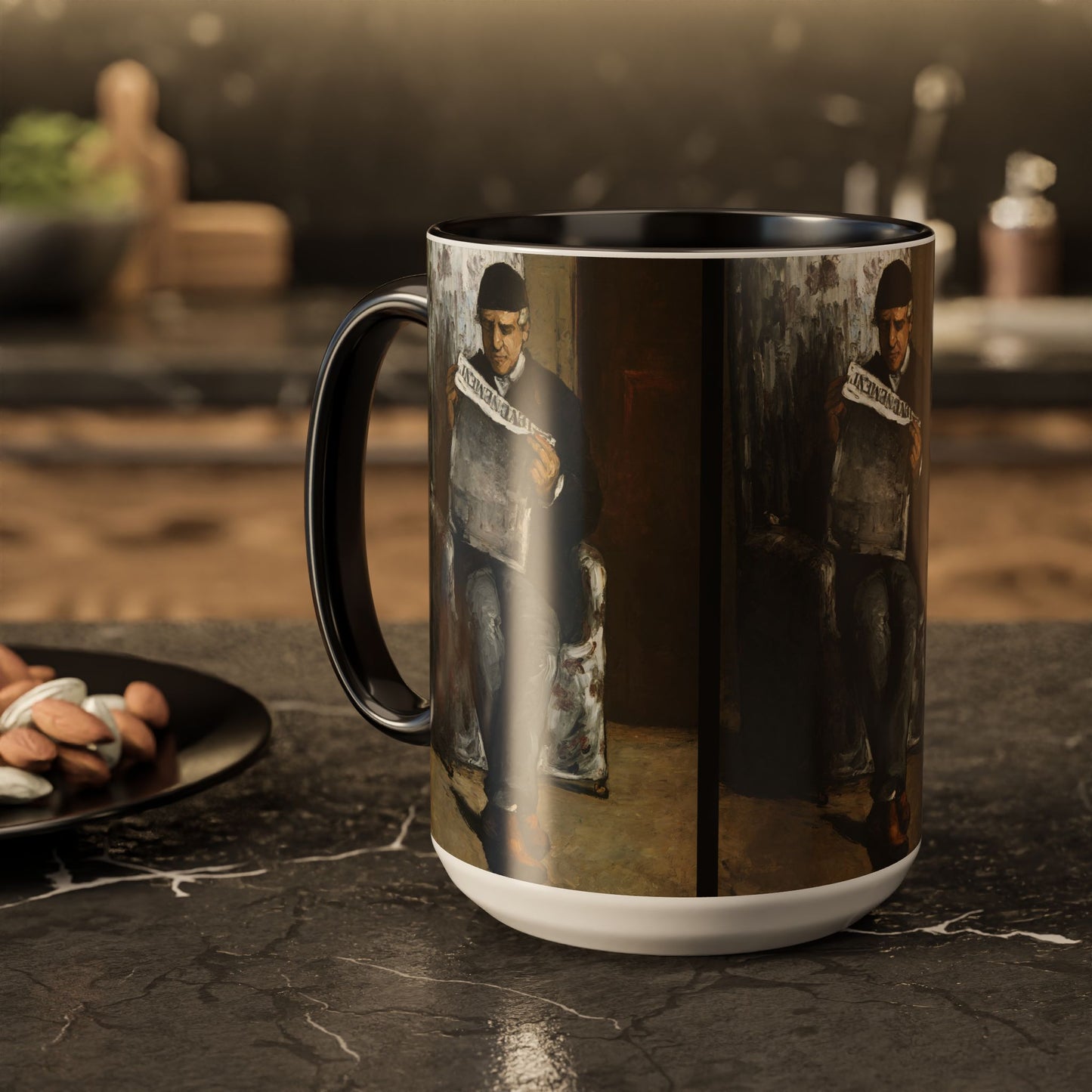 Cézanne, Paul - The Artist’s Father (1866) - Colorful Accent Mugs
