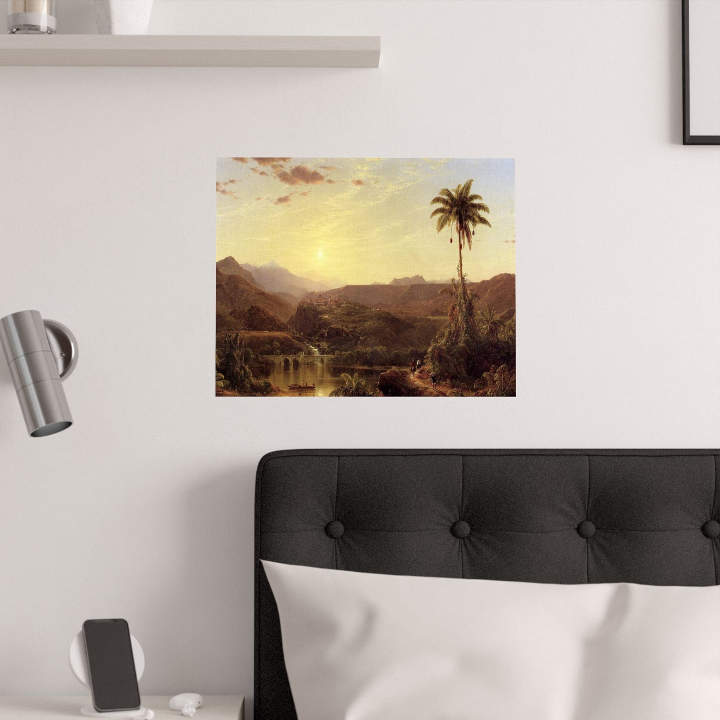 Church, Frederic Edwin - The Cordilleras - Sunrise (1853) - Satin Posters
