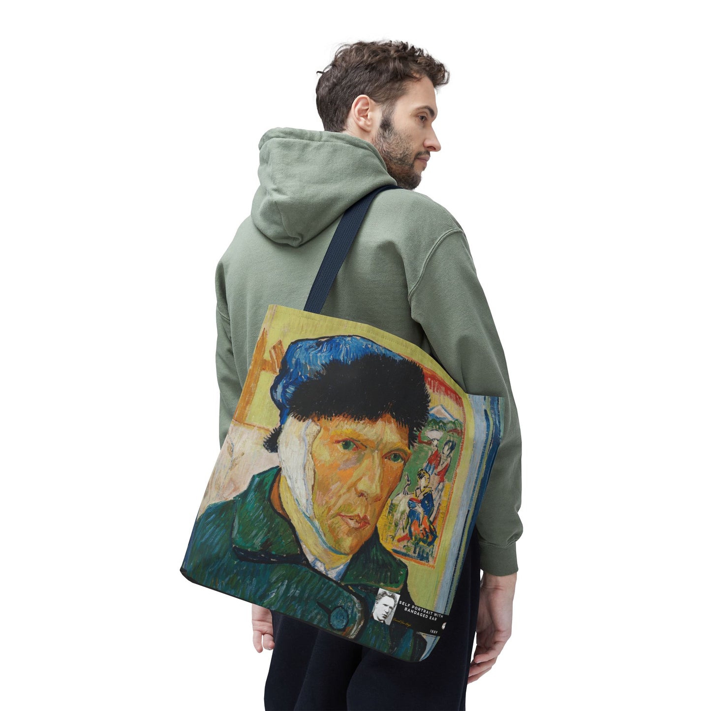 Van Gogh, Vincent - Self Portrait with Bandaged Ear (1889) - Tote Bag