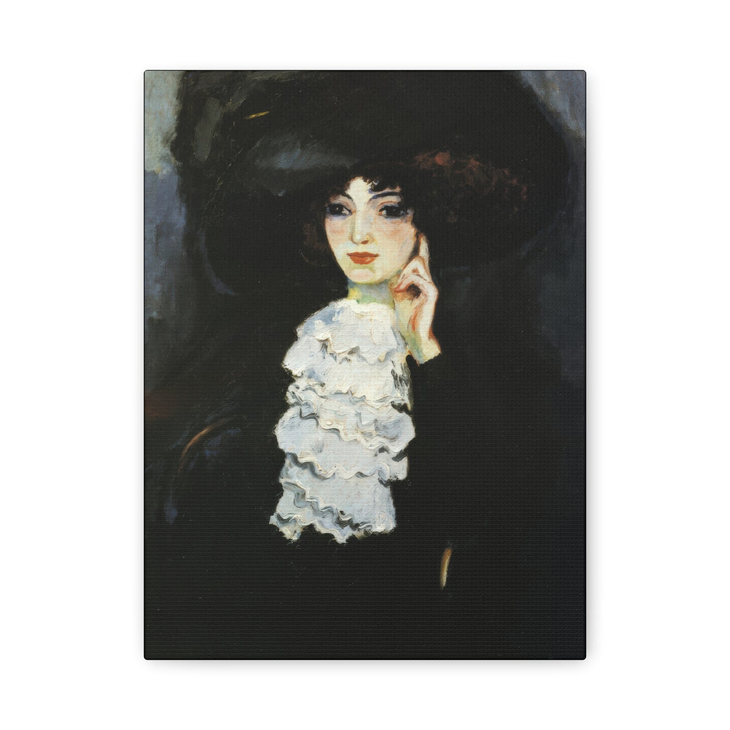 Van Dongen, Kees - Woman with Frill (1905) - Canvas Block, unframed