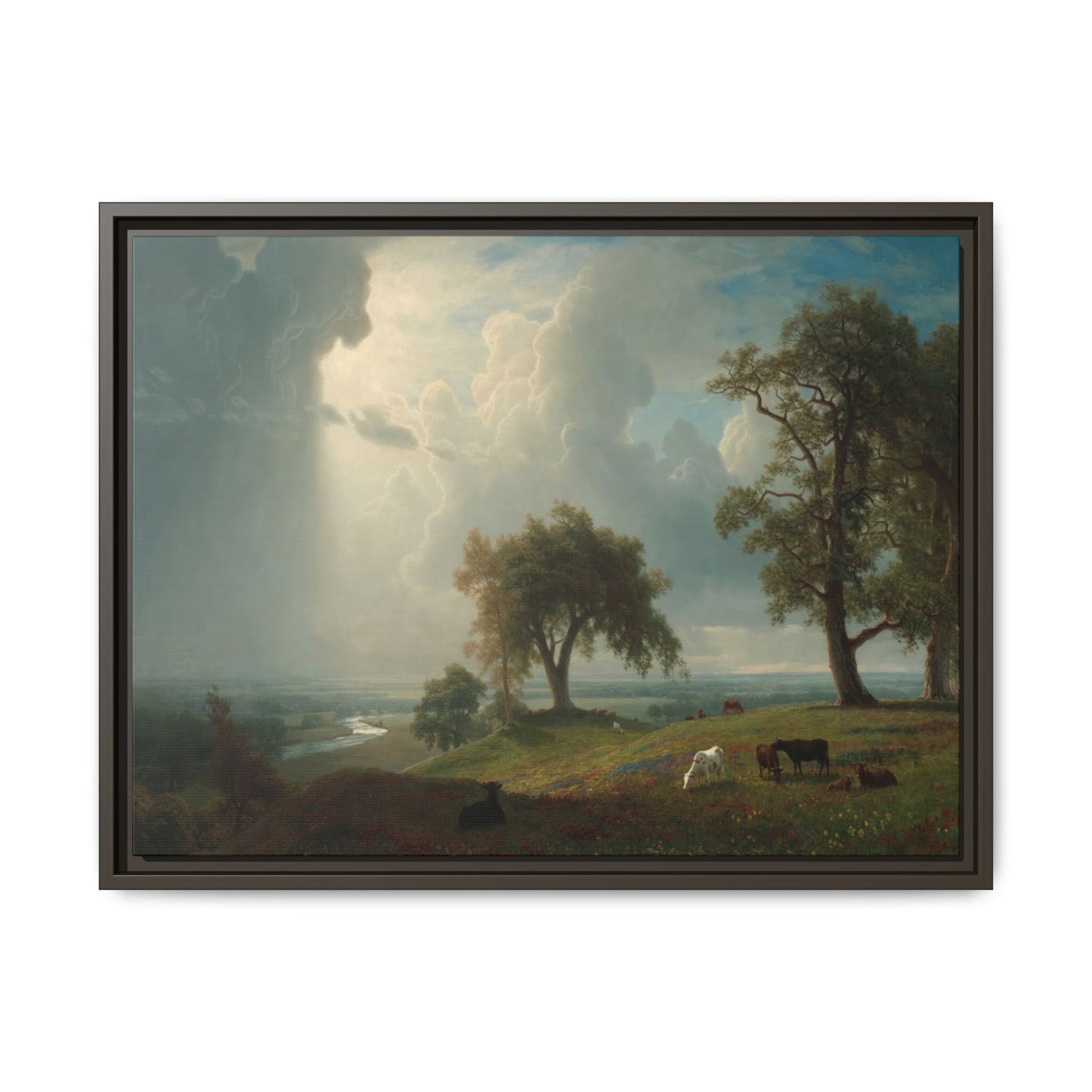 Bierstadt, Albert - California Spring (1875) - Matte Canvas, Framed