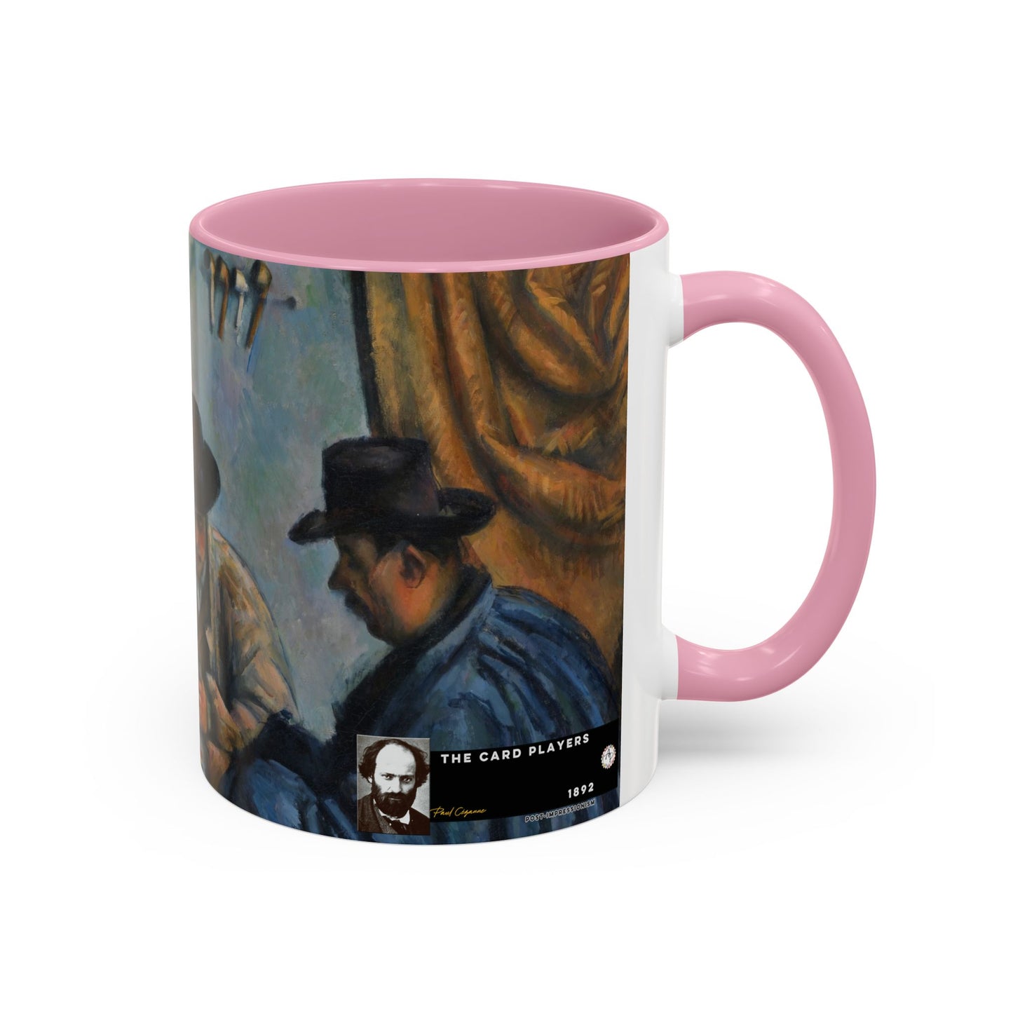 Cézanne, Paul - The Card Players (1892) - Colorful Accent Mugs