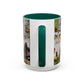 Cézanne, Paul - A Modern Olympia (1874) - Colorful Accent Mugs