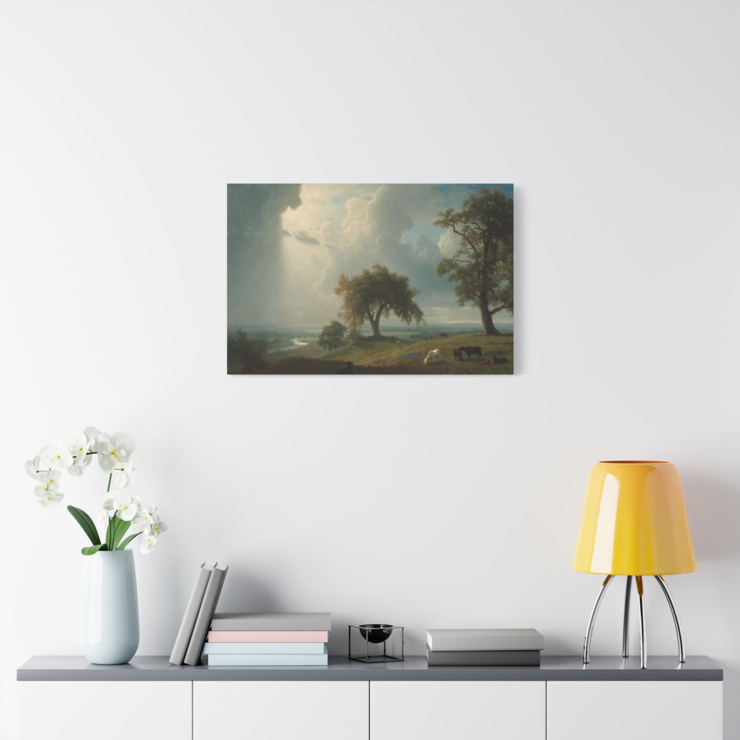 Bierstadt, Albert - California Spring (1875) - Canvas Block, unframed