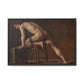 Courbet, Gustave - Study of a Nude Man (1840) - Matte Canvas, Framed
