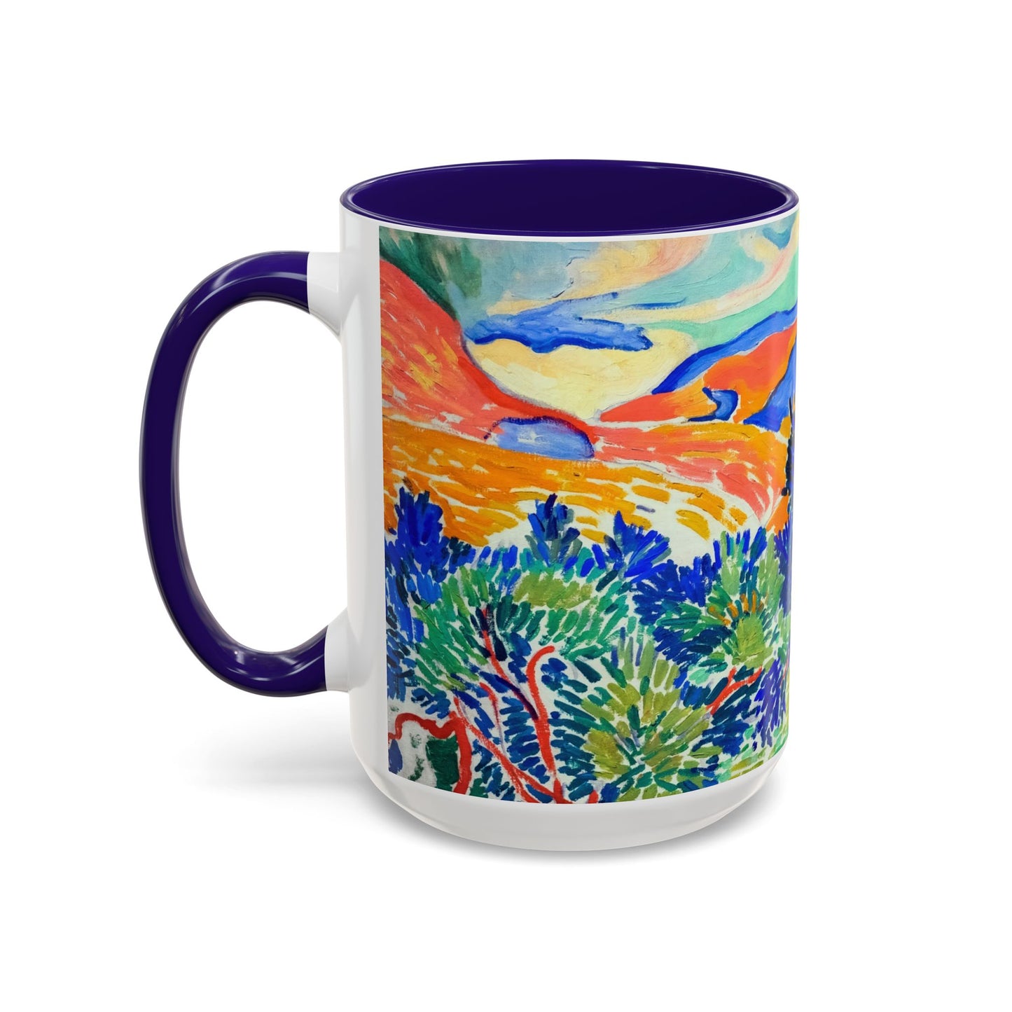 Derain, André - Mountains at Collioure (1905) - Colorful Accent Mugs