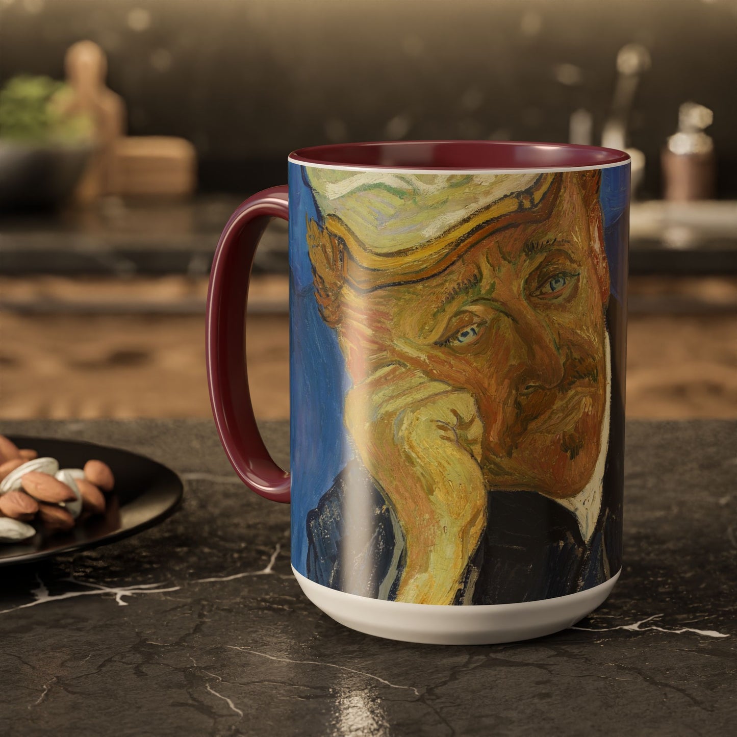 Van Gogh, Vincent - Portrait of Dr. Paul Gachet (1890) - Colorful Accent Mugs