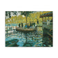 Monet, Claude - La Grenouillere (1869) - Canvas Block, unframed