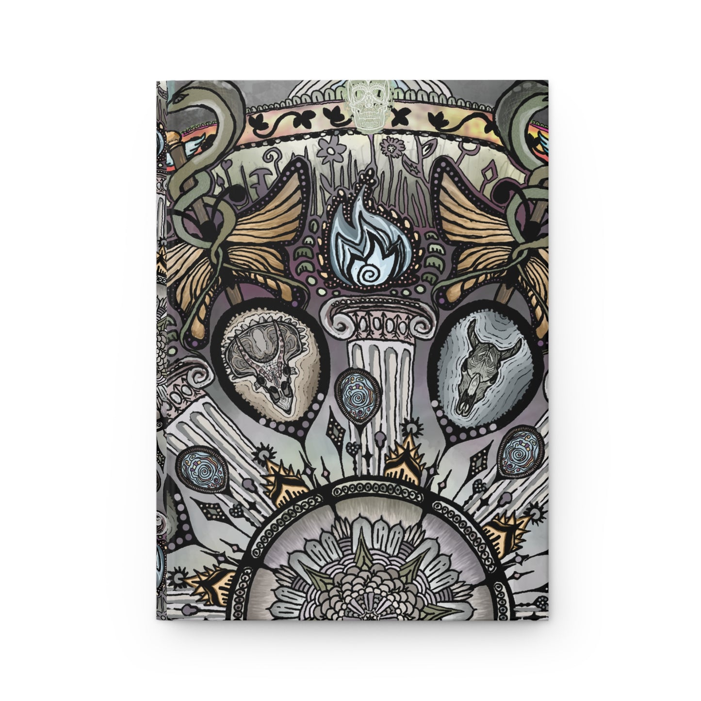 Pacio, Adam - Memento Mori Mandala - Hardcover Journal Matte