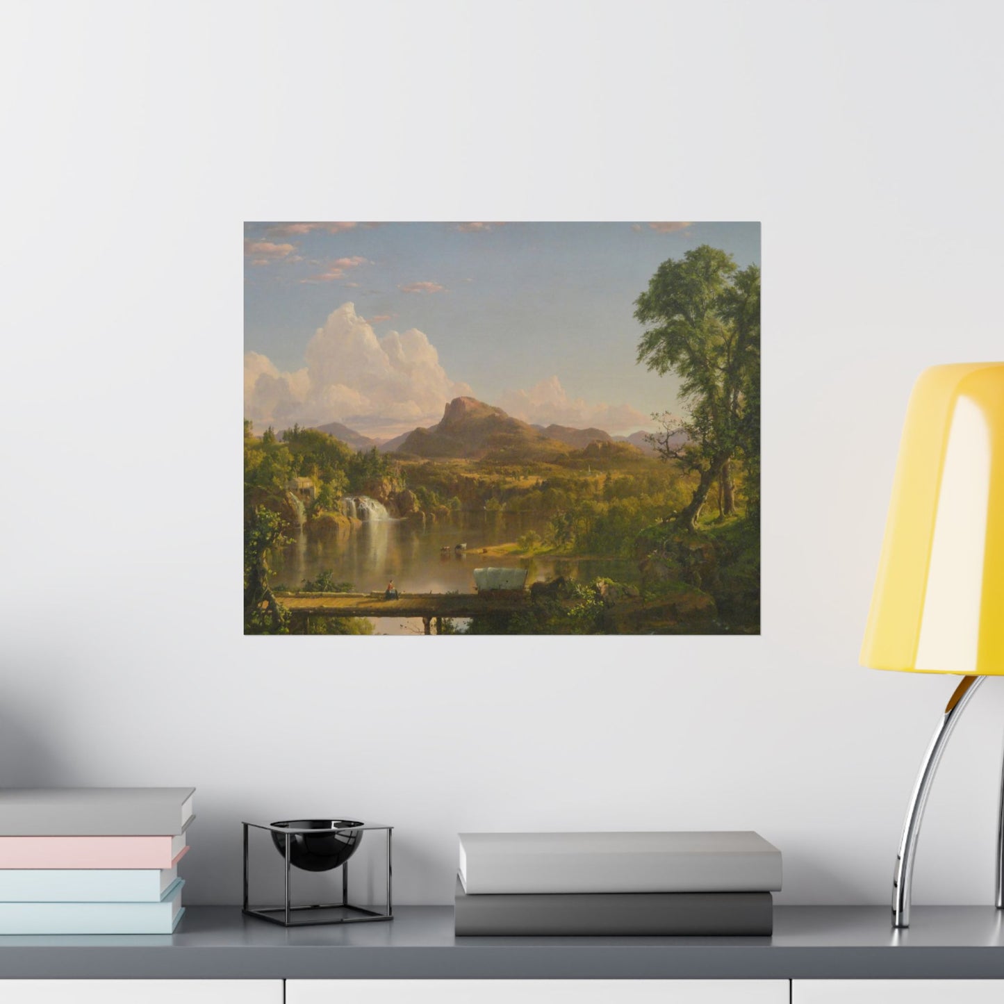 Church, Frederic Edwin - New England Scenery  (1851) - Satin Posters