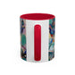 Matisse, Henri - Woman with a Hat (1905) - Colorful Accent Mugs