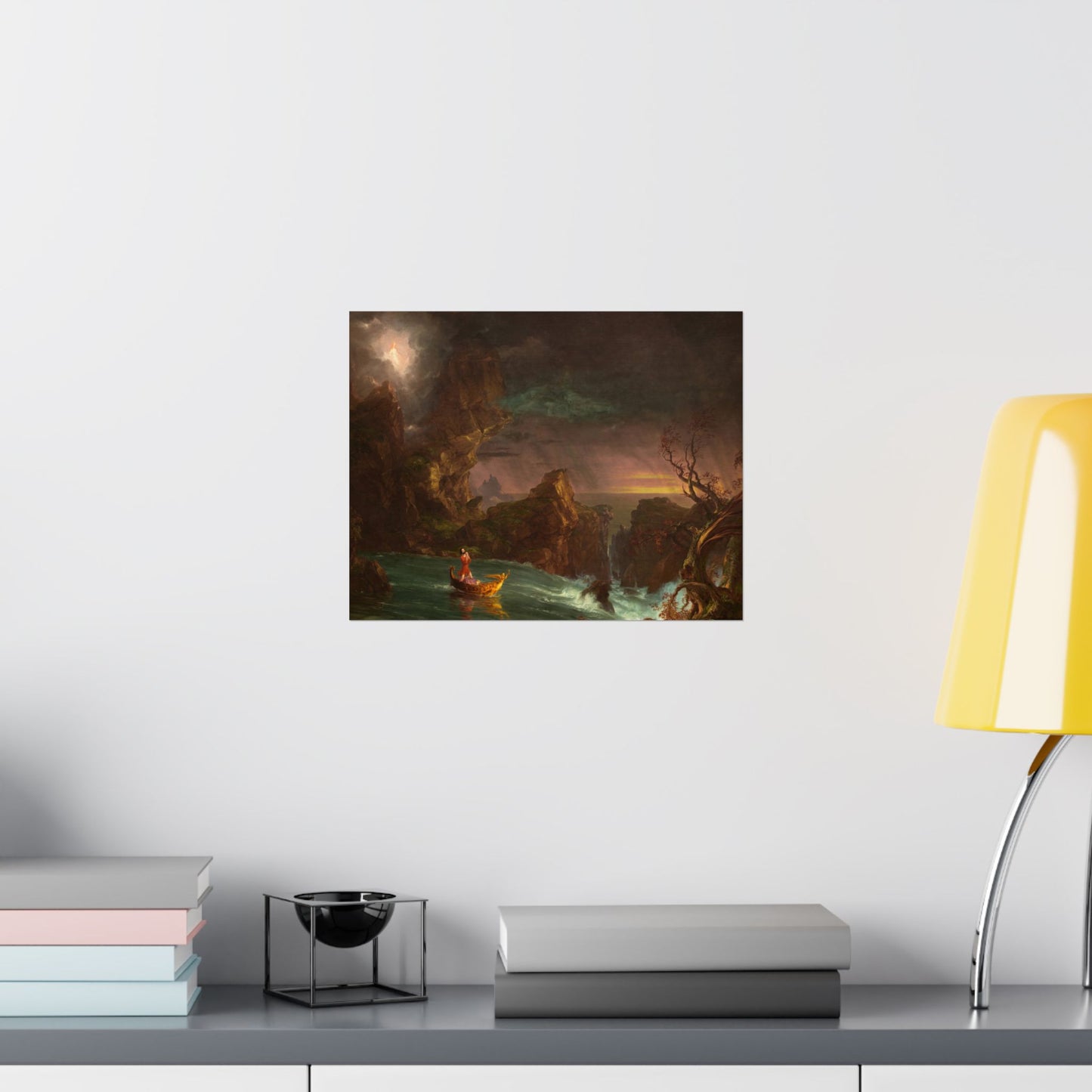 Cole. Thomas - The Voyage of Life: Manhood (1842)- Satin Posters