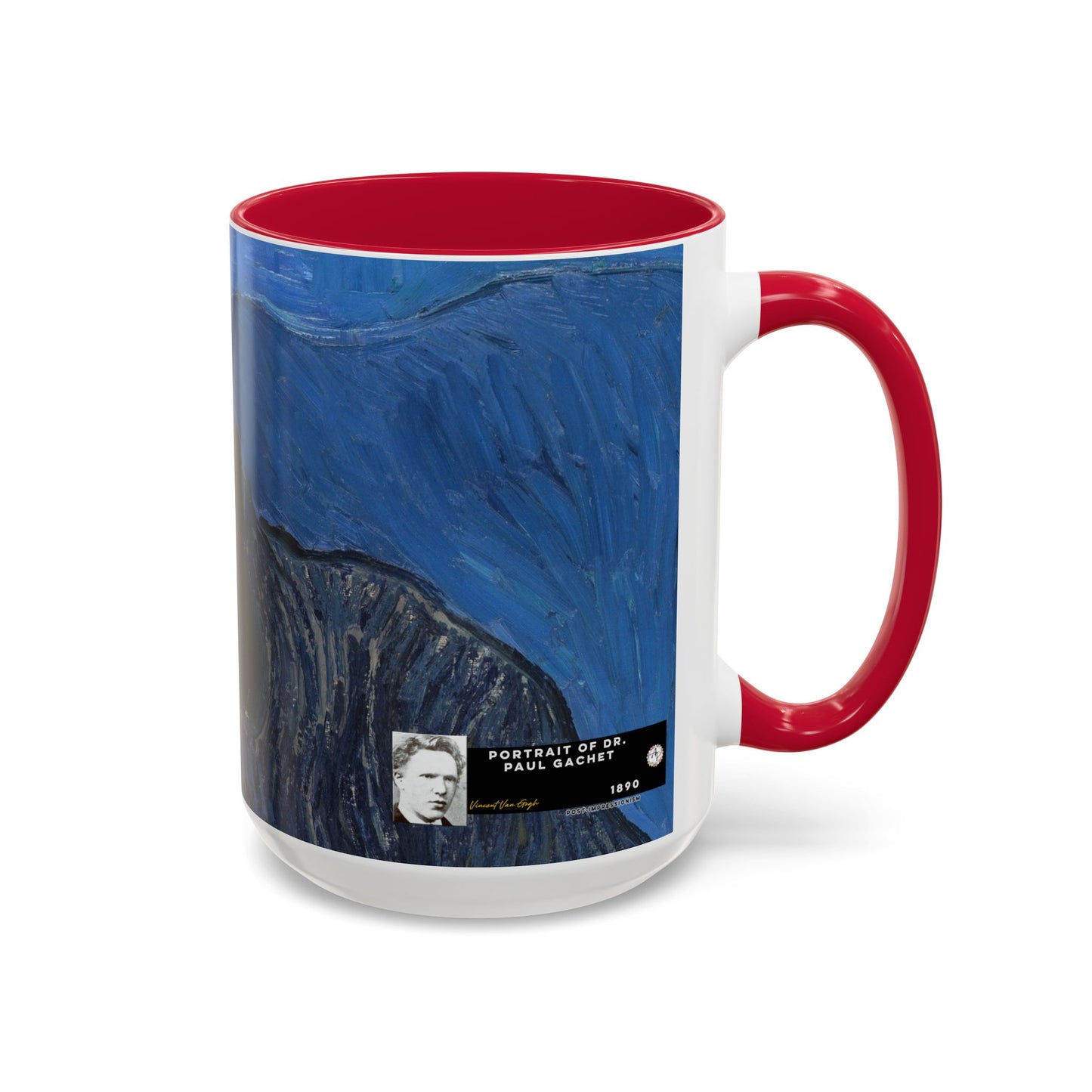 Van Gogh, Vincent - Portrait of Dr. Paul Gachet (1890) - Colorful Accent Mugs