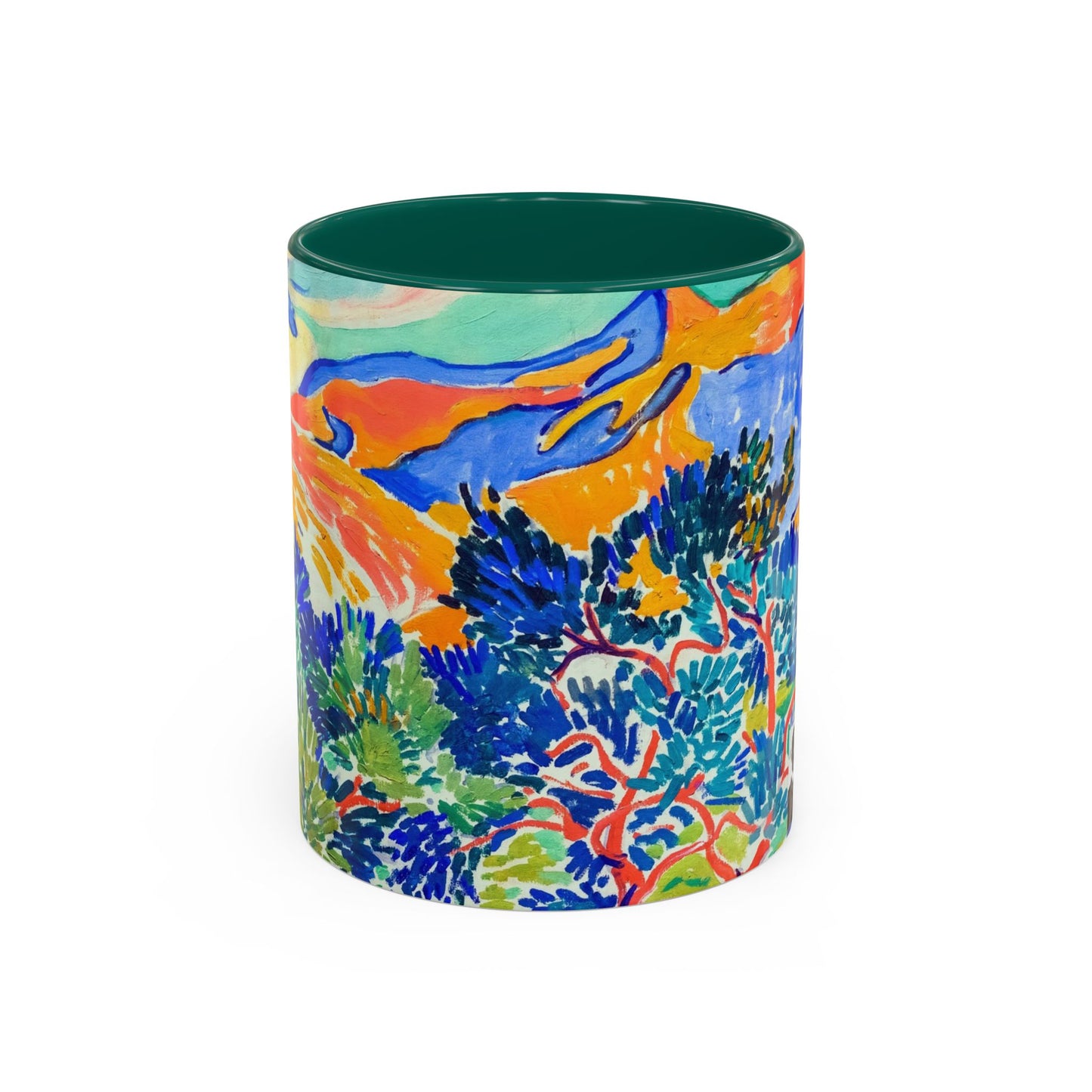 Derain, André - Mountains at Collioure (1905) - Colorful Accent Mugs