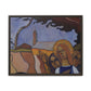 Filiger, Charles - Virgin and Two Angels (1895) - Matte Canvas, Framed