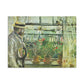 Morisot, Berthe - Eugene Manet on the Isle of Wight (1875) - Canvas Block, unframed