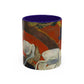 Gauguin, Paul - Vision of the Sermon (Jacob Wrestling with the Angel) (1888) - Colorful Accent Mugs