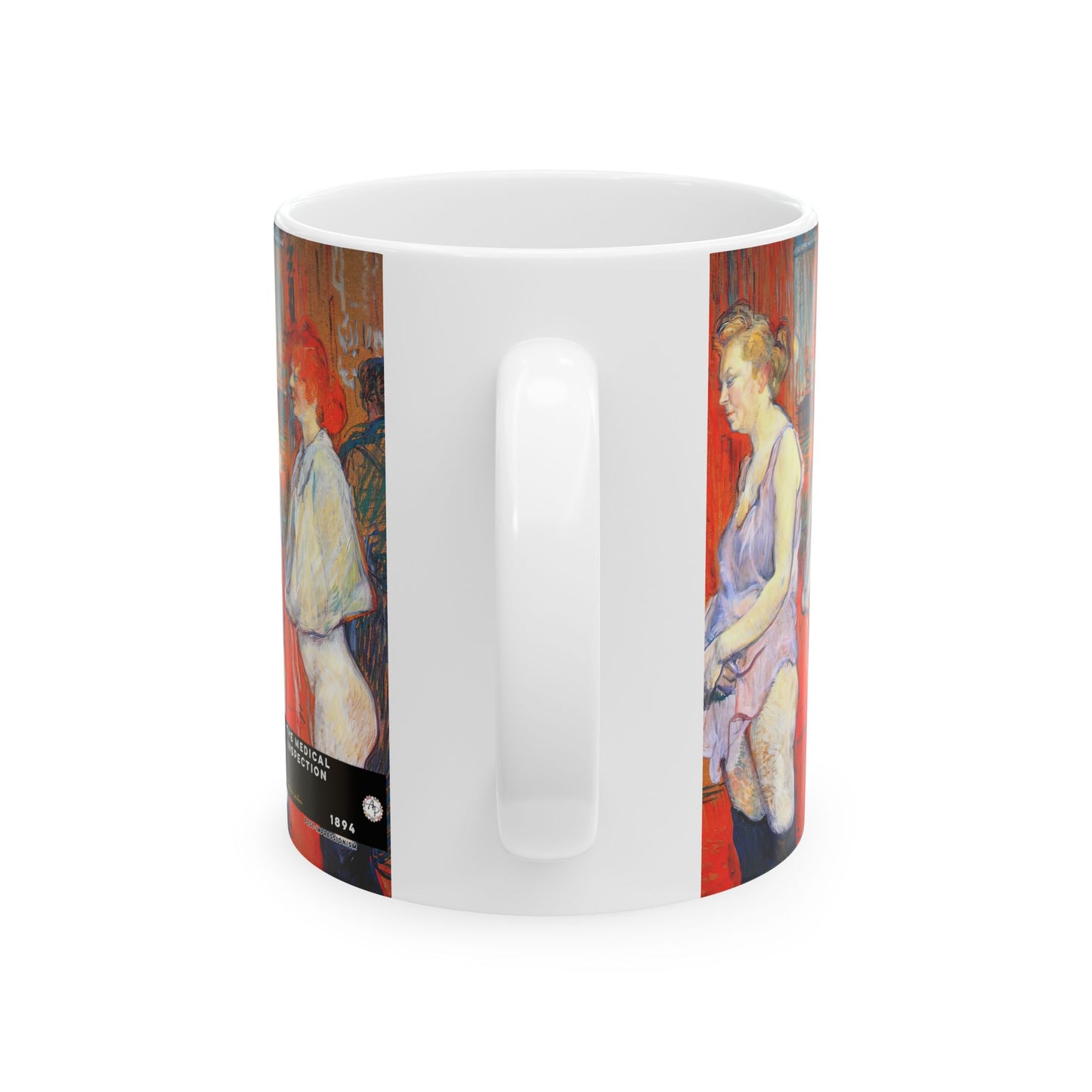 Toulouse-Lautrec, Henri - The Medical Inspection (1894) - Ceramic Mug