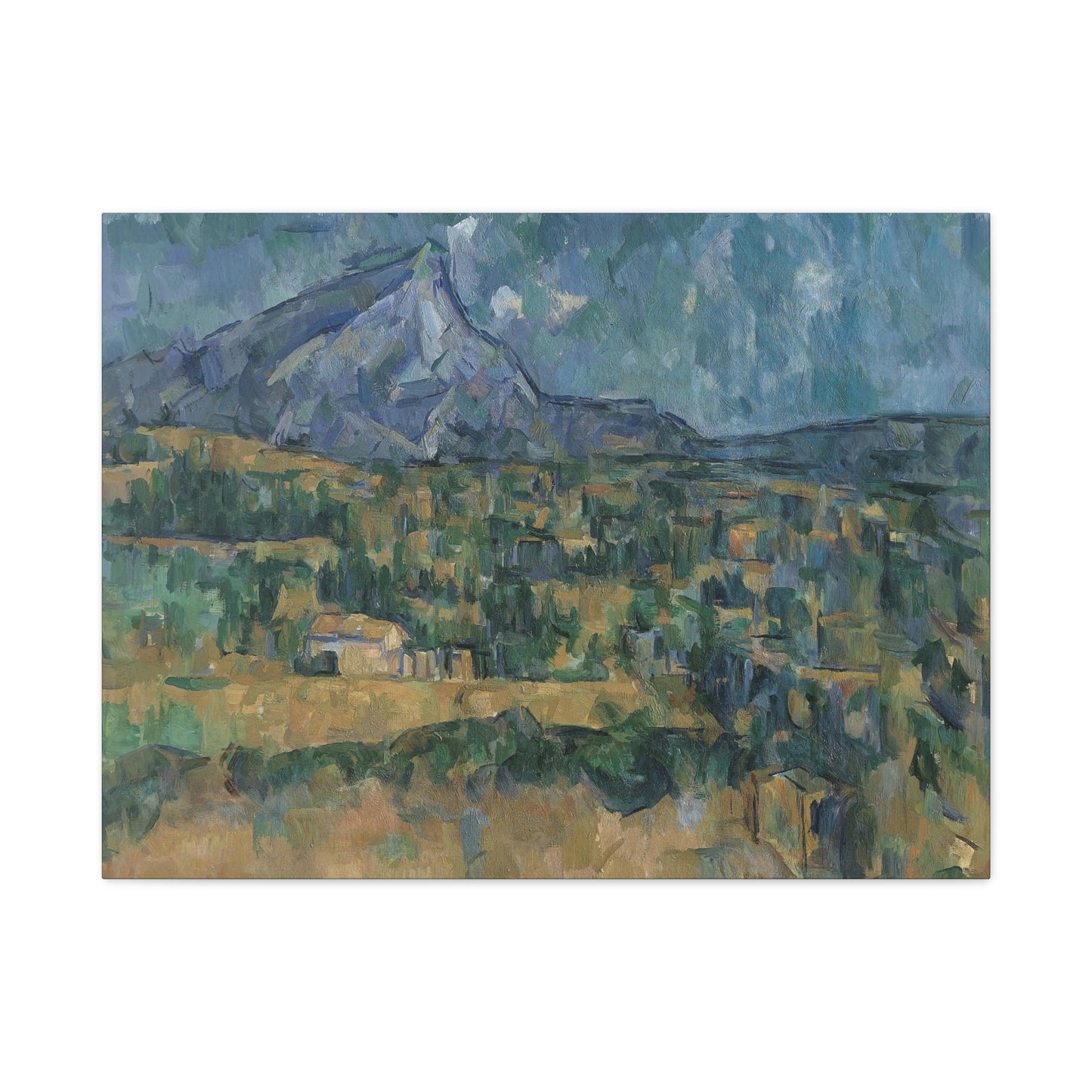 Cézanne, Paul - Mont Sainte-Victoire (1902) - Canvas Block, unframed