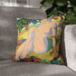Copy of Pacio, Adam - Emerald Arrows Mandala - Suede Square Pillowcase