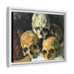 Cézanne, Paul - Pyramid of Skulls (1901) - Matte Canvas, Framed