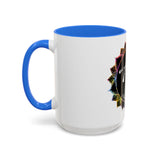 AdamPacio.com - Black Logo - Colorful Accent Mugs