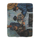 Cézanne, Paul - The Card Players (1892) - Sherpa Fleece Blanket