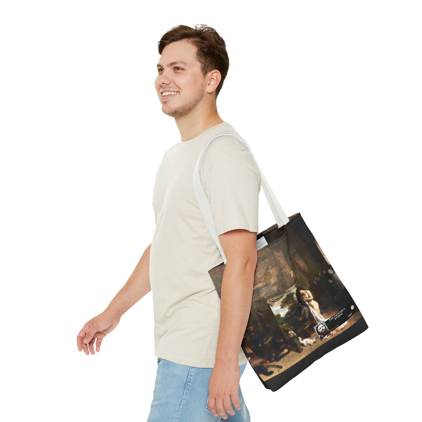 Courbet, Gustave - The Painter’s Studio (1855) - Tote Bag