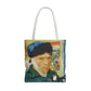 Van Gogh, Vincent - Self Portrait with Bandaged Ear (1889) - Tote Bag