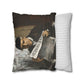 Cézanne, Paul - The Artist’s Father (1866) - Suede Square Pillowcase