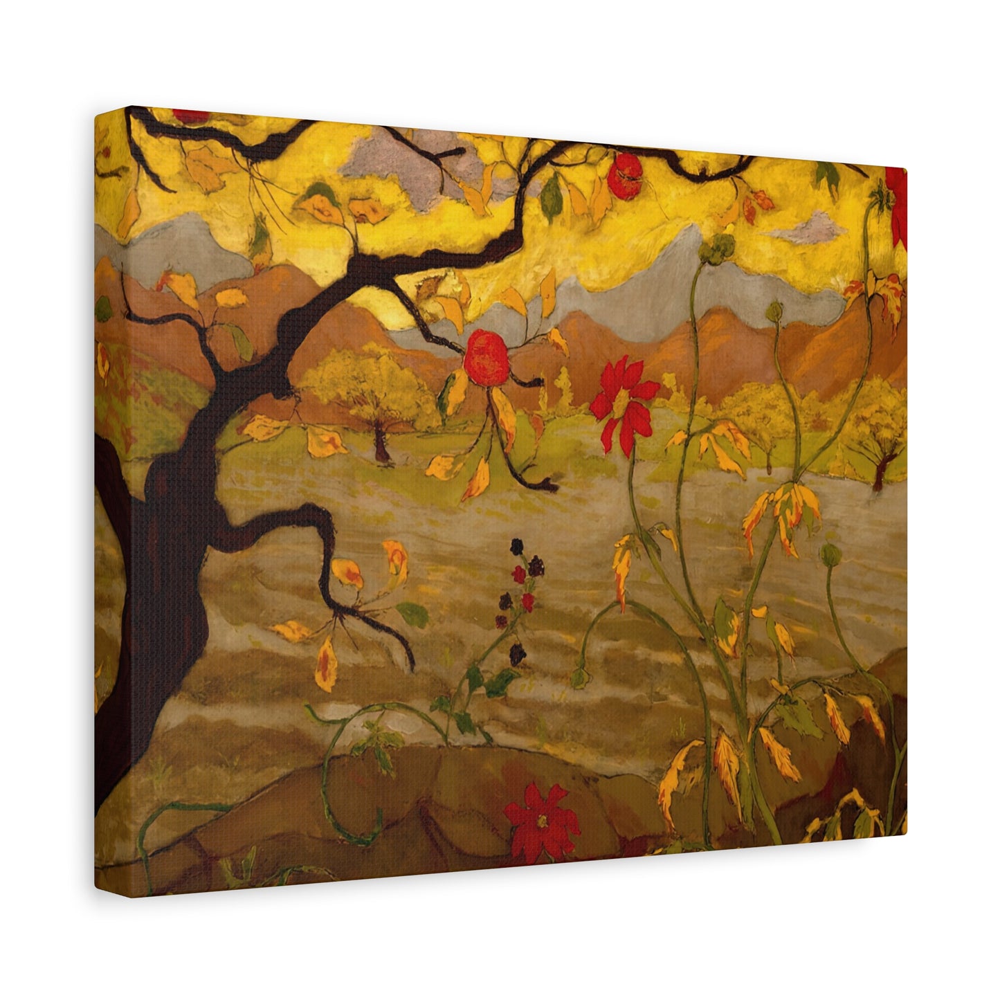 Ranson, Paul - Apple Tree with Red Fruit (1902) - Canvas Block, unframed