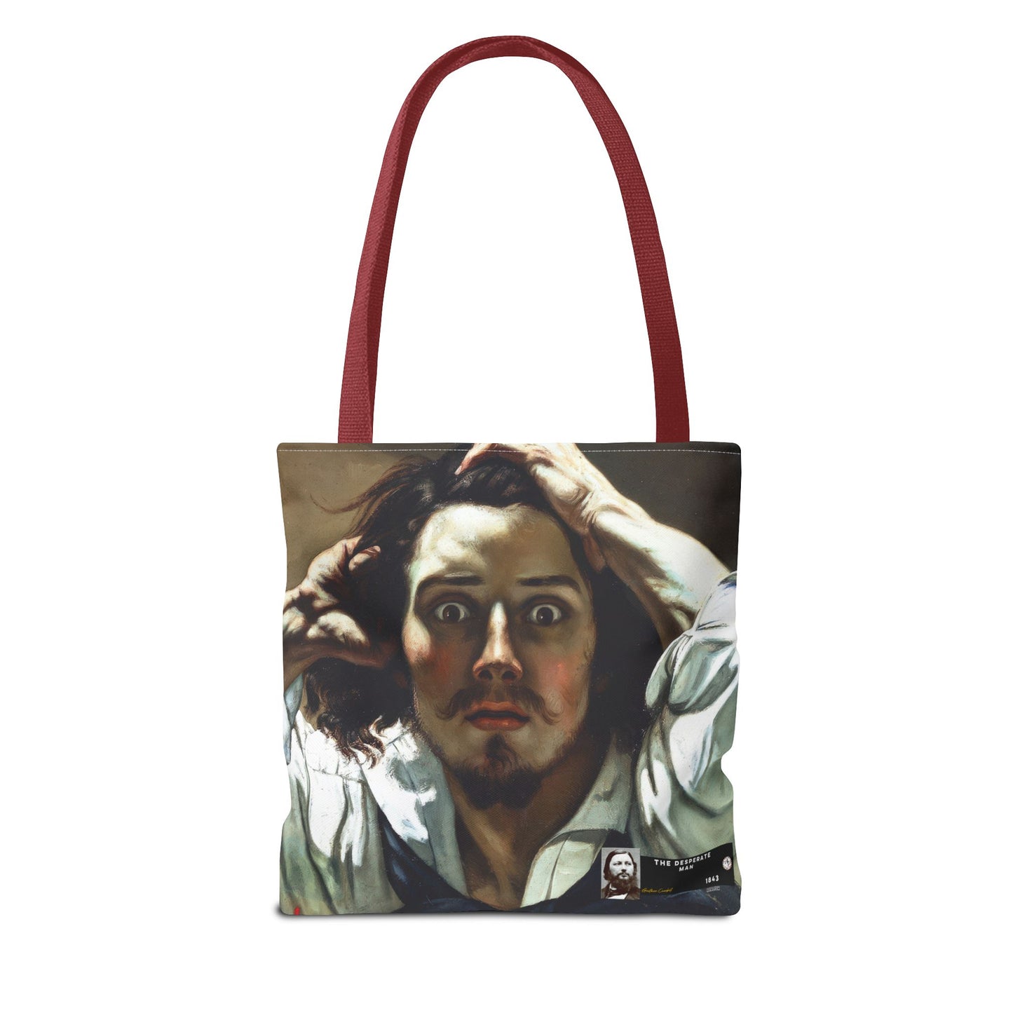 Courbet, Gustave - The Desperate Man (1843) - Tote Bag