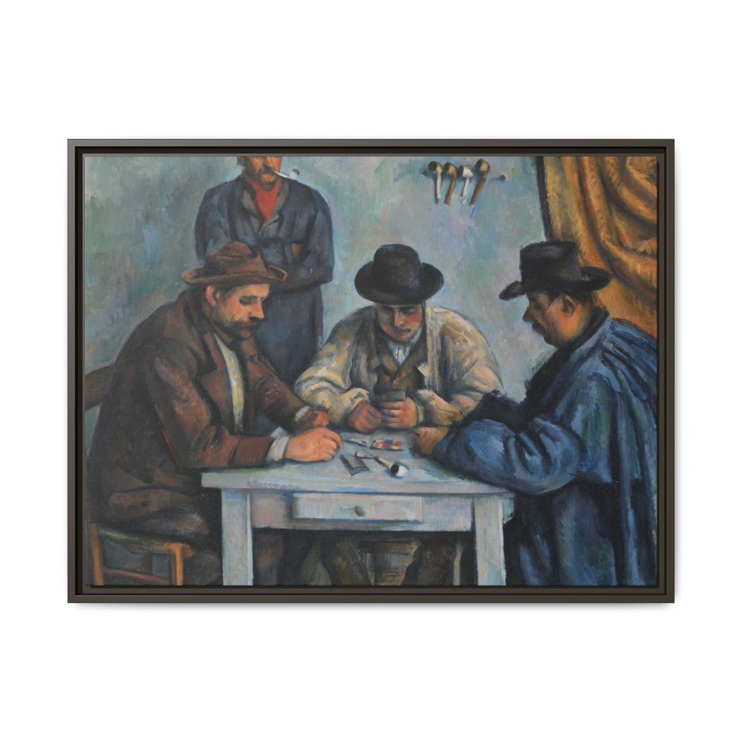 Cézanne, Paul - The Card Players (1892) - Matte Canvas, Framed