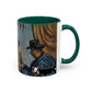 Cézanne, Paul - The Card Players (1892) - Colorful Accent Mugs