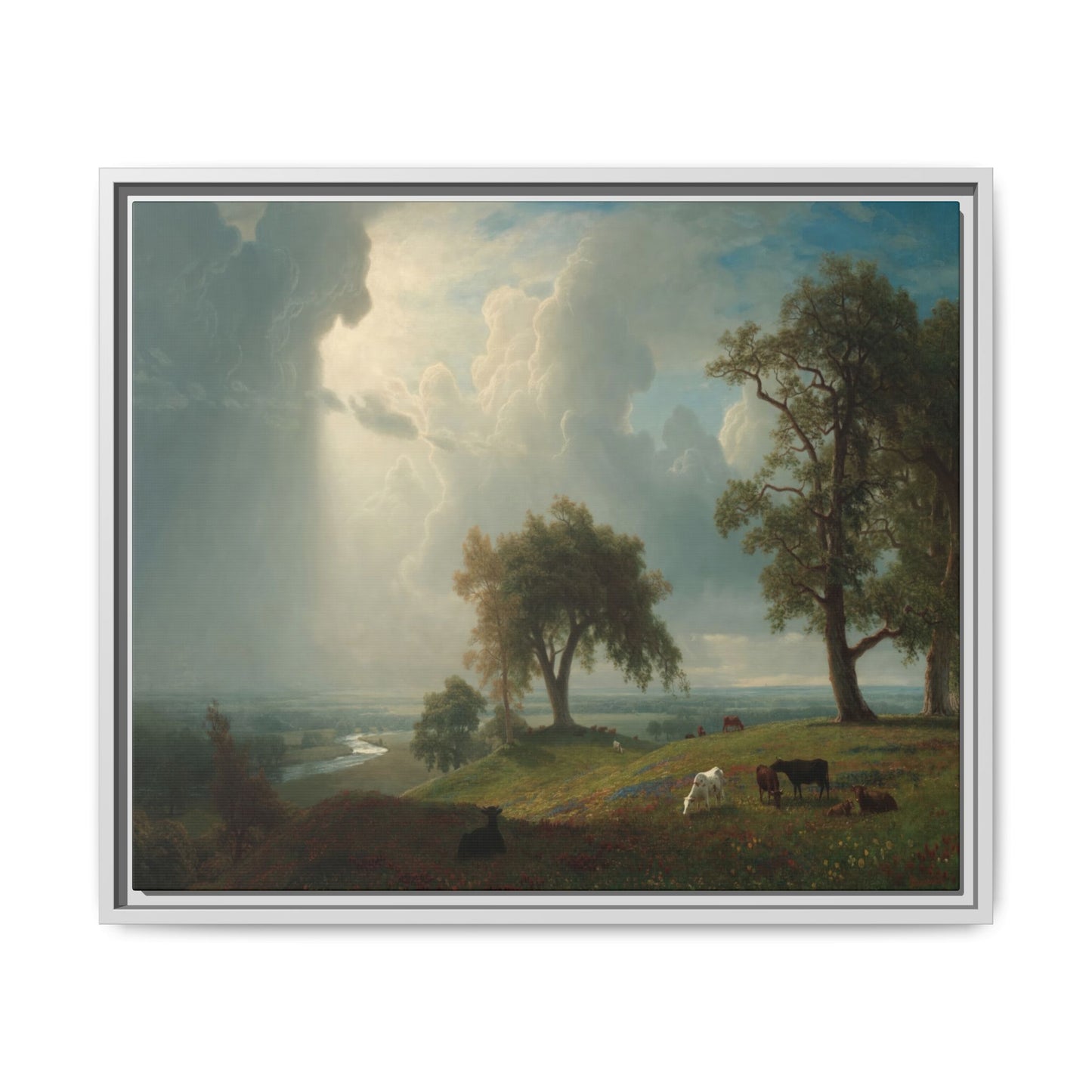 Bierstadt, Albert - California Spring (1875) - Matte Canvas, Framed